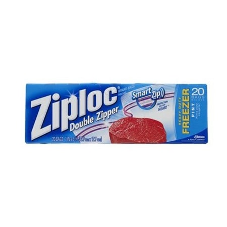 Sc Johnson Zip20CT PT Freezer Bag 3991